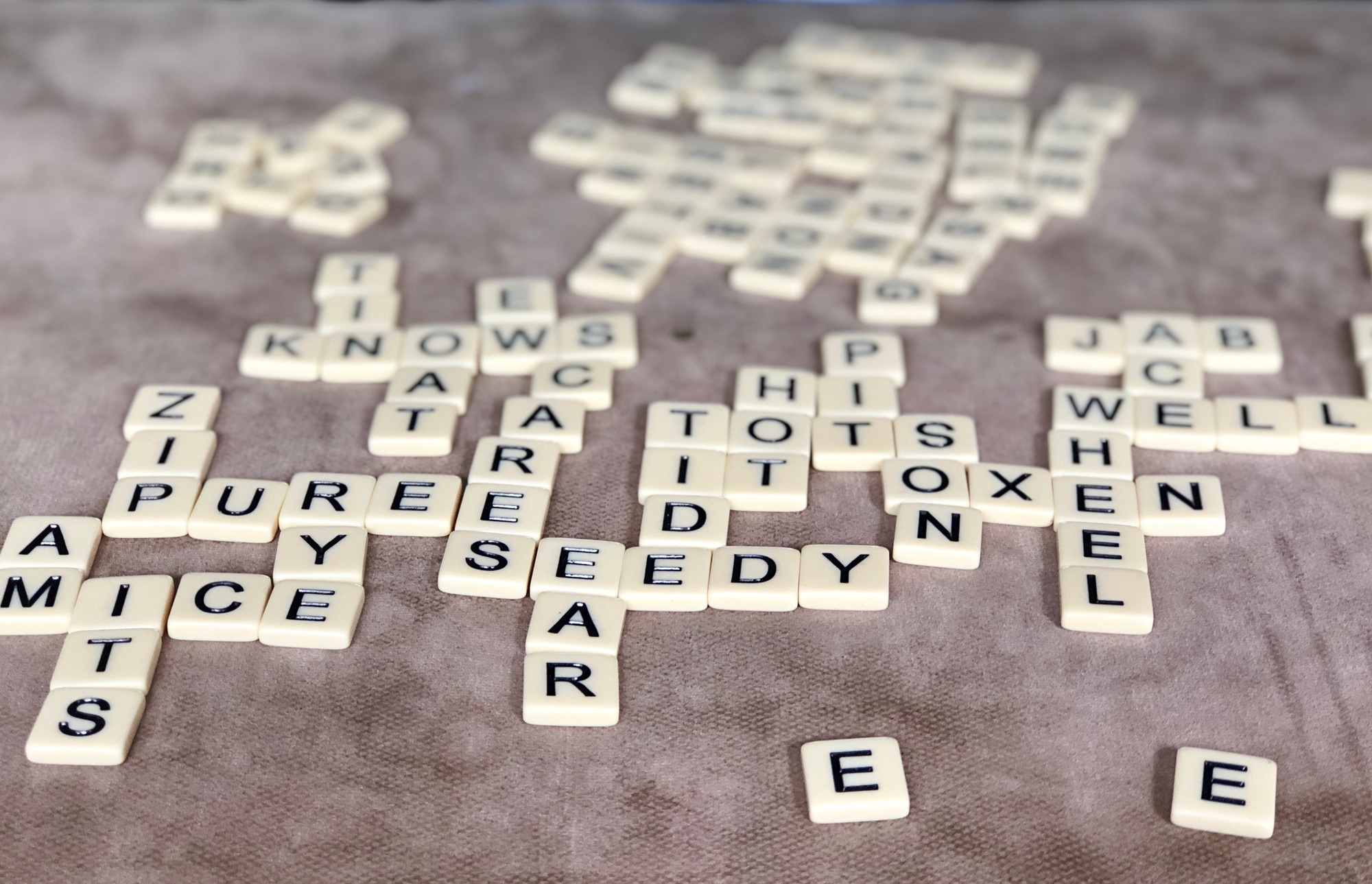 Playing games with words banana grams