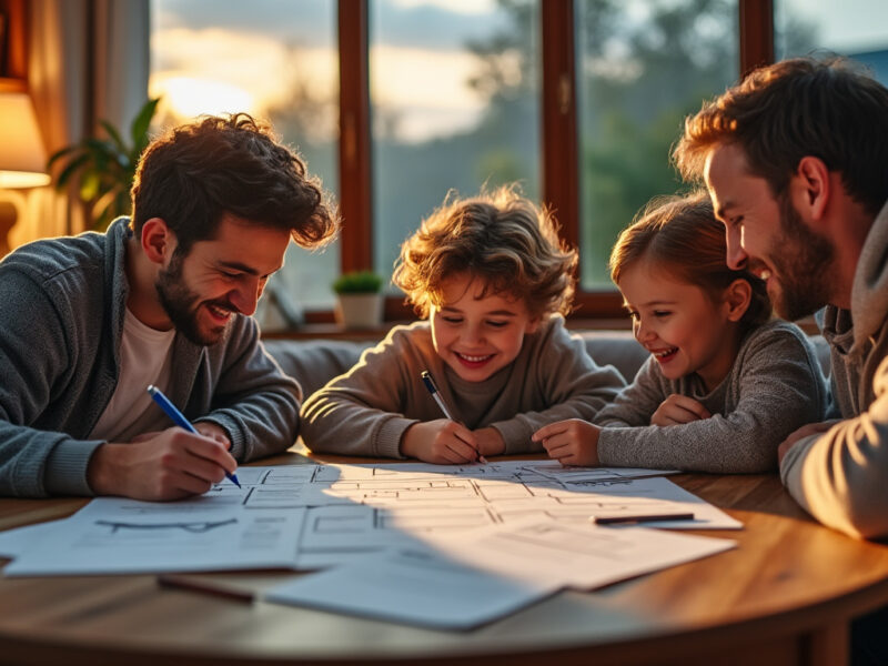 Comment créer des jeux originaux avec une feuille et un stylo en famille
