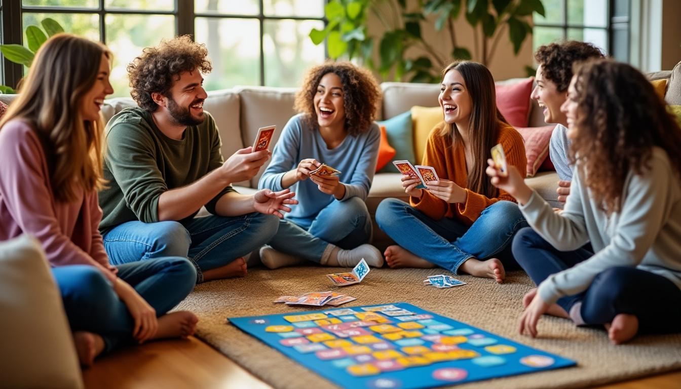 apportez une touche de fun à vos soirées entre amis grâce aux cartes de jeu times up. découvrez comment ce jeu d’ambiance dynamise vos moments conviviaux et crée des souvenirs inoubliables !