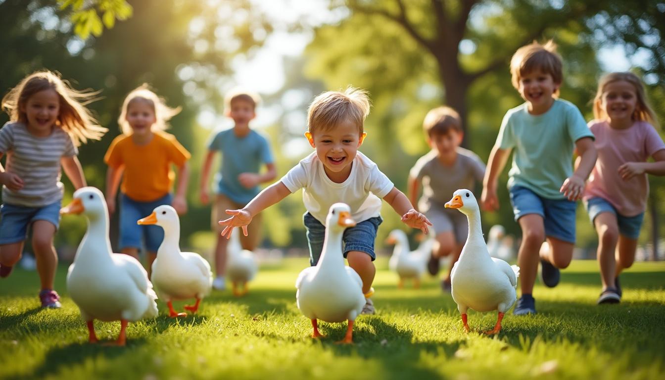découvrez comment le jeu du duck duck goose stimule la motricité des jeunes enfants, favorisant leur développement physique, leur coordination et leur esprit d’équipe grâce à une activité ludique et conviviale.
