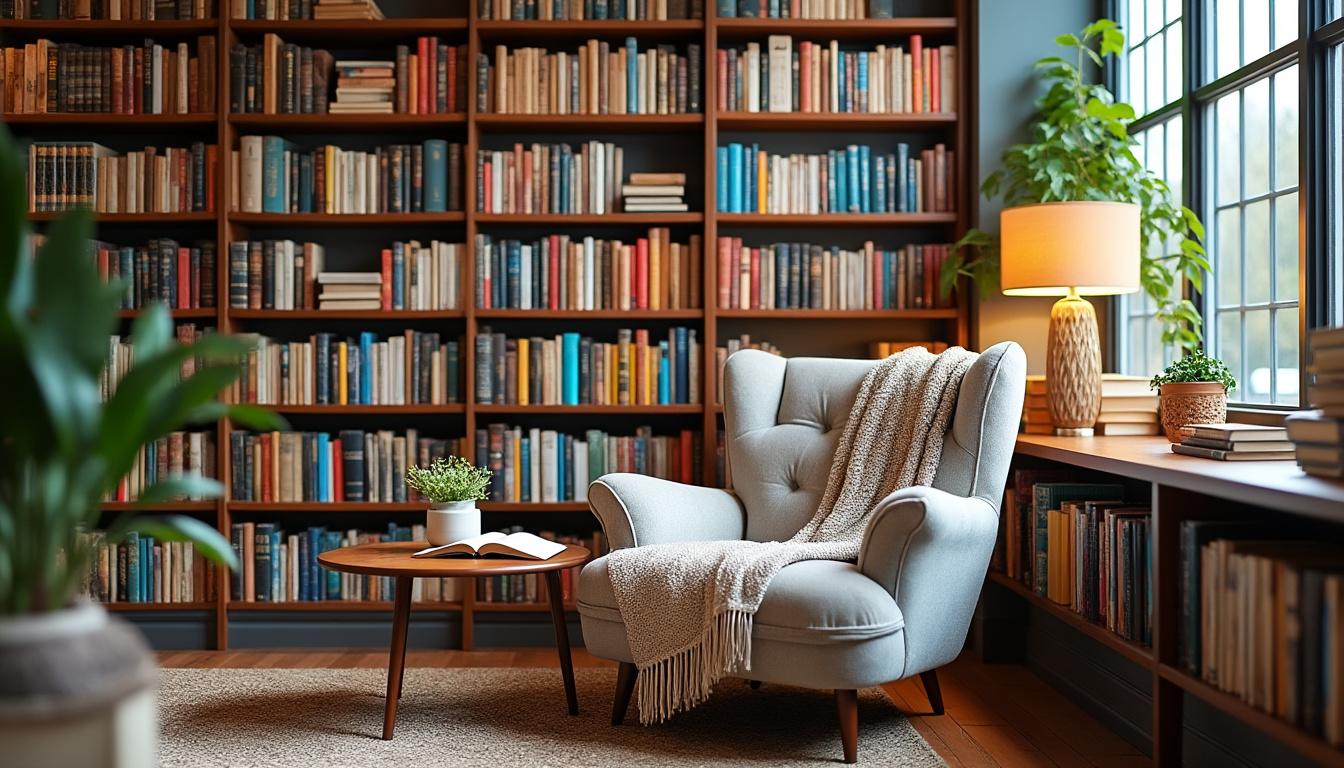 découvrez nos astuces pour aménager un espace de lecture chaleureux et fonctionnel dans votre boutique de book nook, afin d'offrir une expérience unique à vos clients.