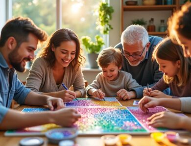 Son diamond painting : une activité ludique pour toute la famille