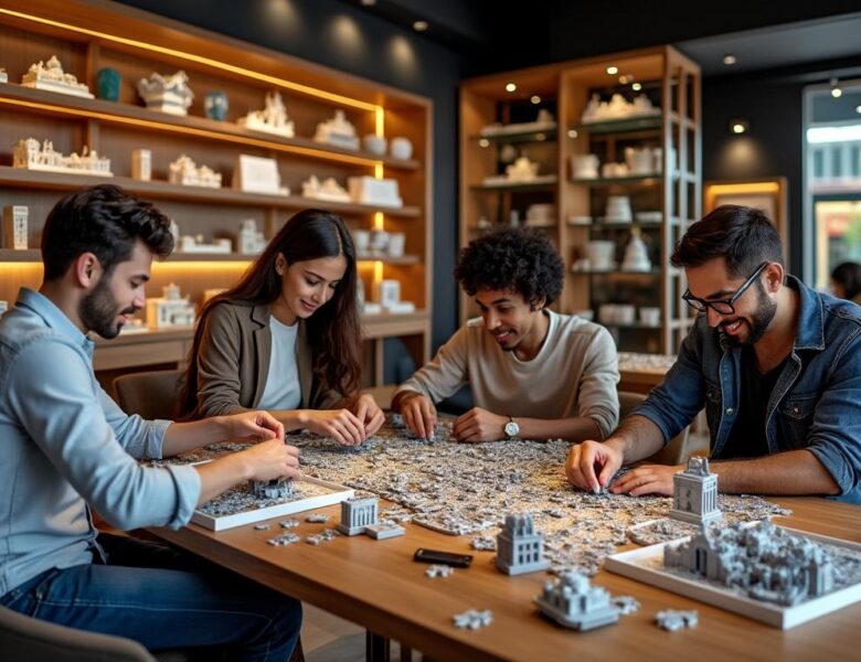 Une expérience unique vous attend dans une boutique de puzzle 3D pour adultes