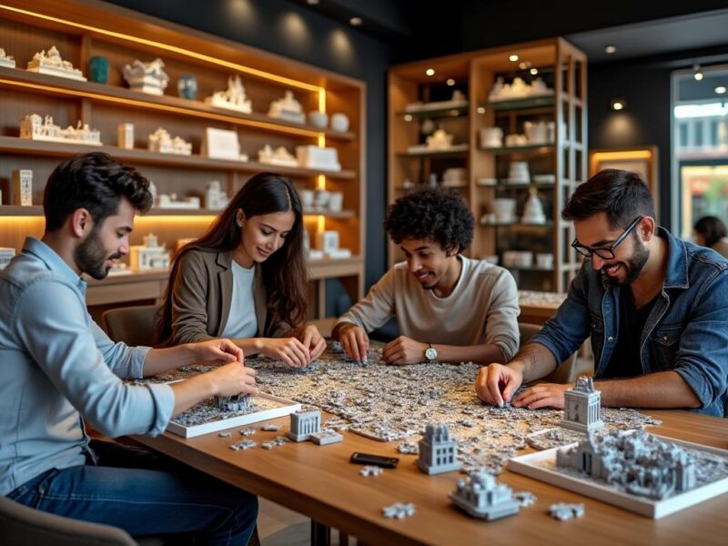 Une expérience unique vous attend dans une boutique de puzzle 3D pour adultes