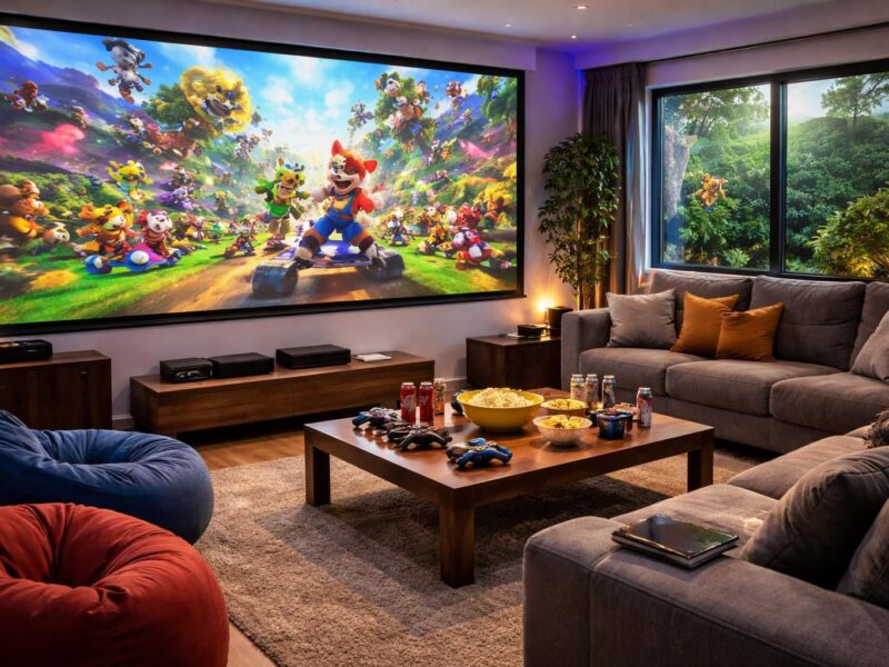 Tournoi maison : écran de projection pour Smash/Mario Kart, guide