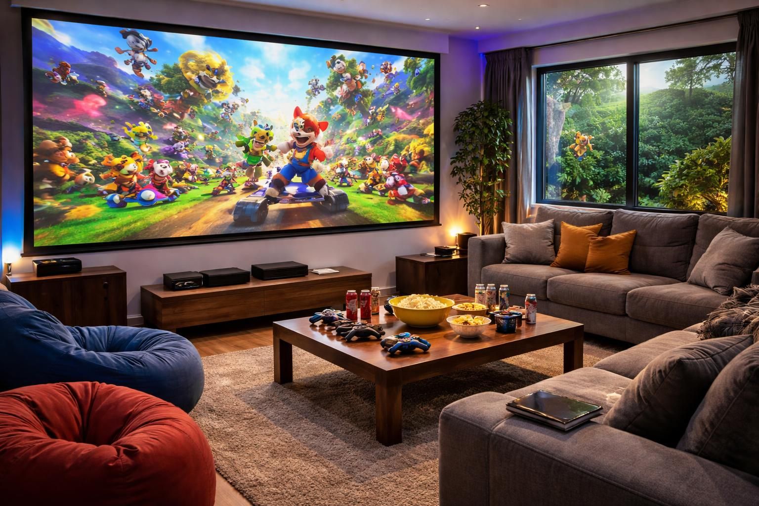 découvrez notre guide complet pour organiser un tournoi maison avec écran de projection, idéal pour vos sessions de smash et mario kart entre amis.