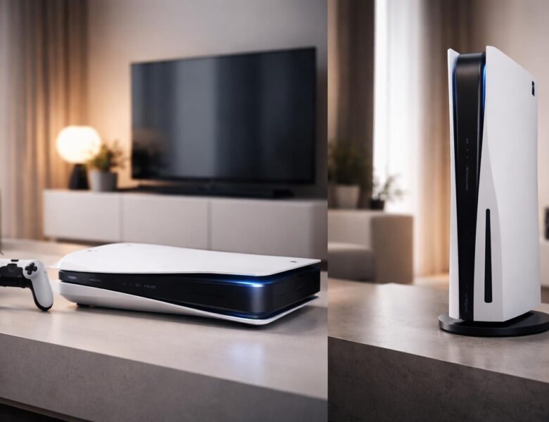 PS5 slim allongée ou debout : Les avantages de chaque position pour votre console