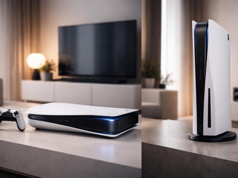 PS5 slim allongée ou debout : Les avantages de chaque position pour votre console