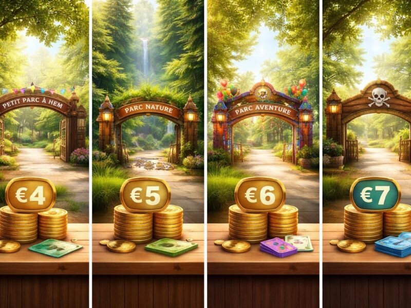 Tarif pour le petit parc à Hem : comparatif avec d&rsquo;autres parcs locaux