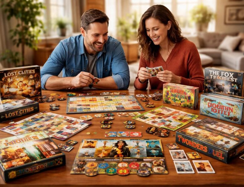 Top 10 des jeux de société à deux à ne pas manquer cette année