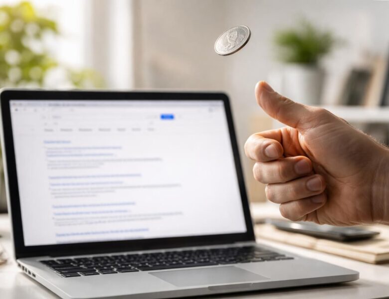 Pile ou face sur Google : un classique du hasard à portée de clic