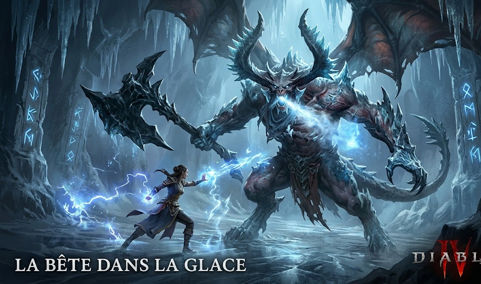 bête dans la glace de Diablo 4